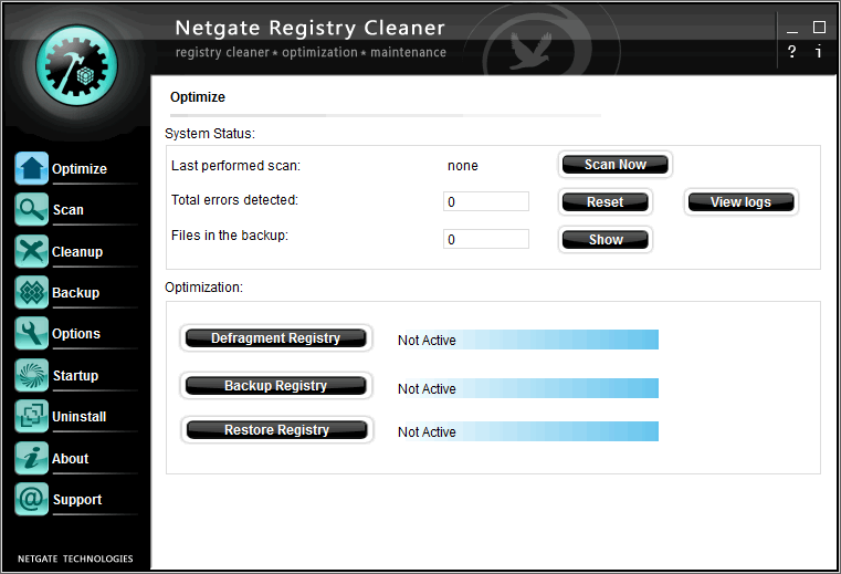 ดาวน์โหลด NETGATE Registry Cleaner Free Download