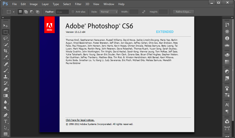 ดาวน์โหลด Photoshop CS6 Extended Free Download