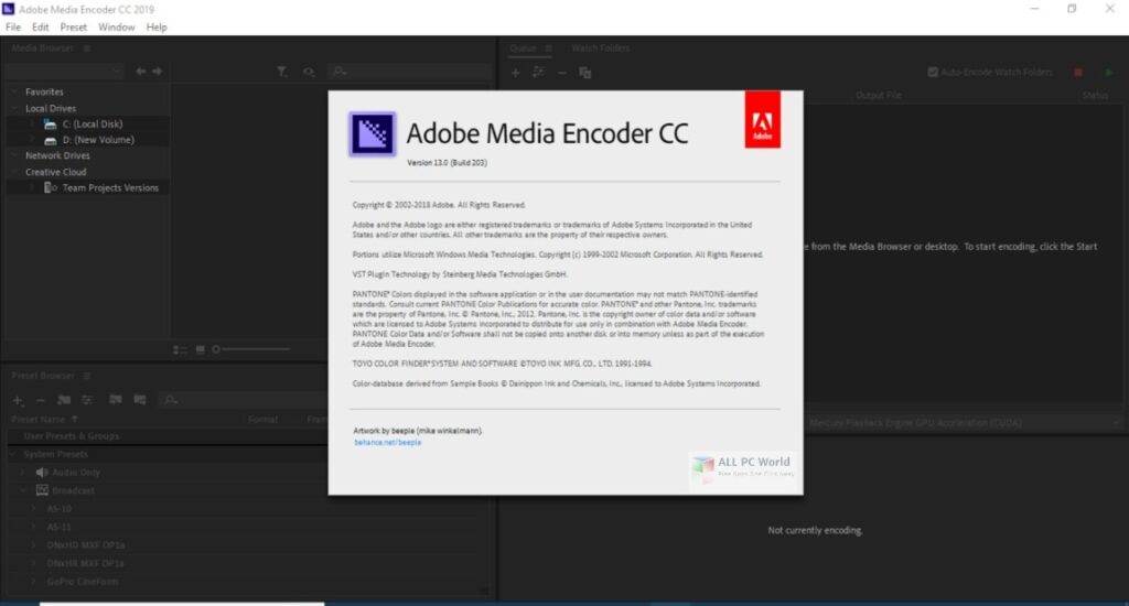 ดาวน์โหลด Adobe Media Encoder 2020 Free Download