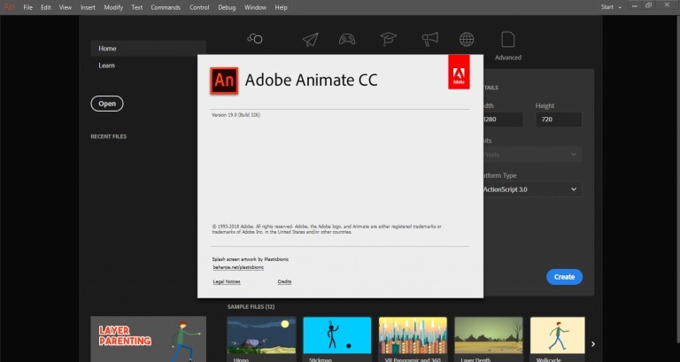 ดาวน์โหลด Adobe Animate CC 2019 Free Download
