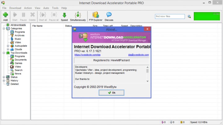 ดาวน์โหลด Internet Download Accelerator Pro Free Download
