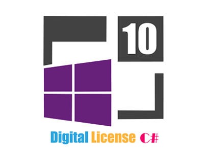 W10 Digital License C#