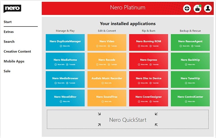 ดาวน์โหลด Nero Platinum 2021 Free Download