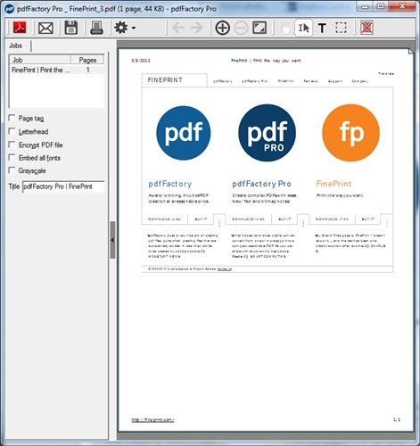 ดาวน์โหลด pdfFactory Pro Free Download