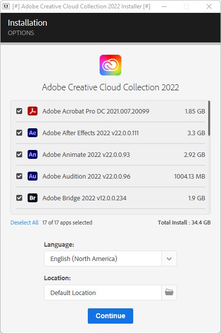 ดาวน์โหลด Adobe Master Collection 2022 Free Download