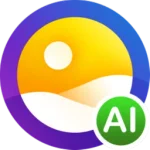 โลโก้ DVDFab Photo Enhancer AI