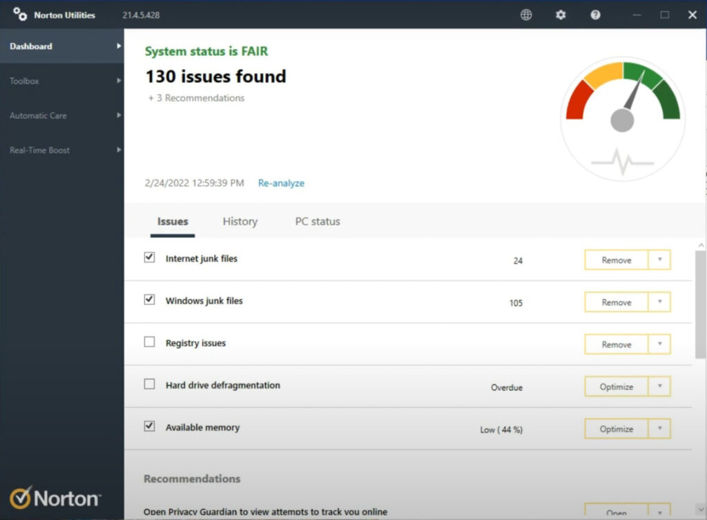 Norton Utilities Premium