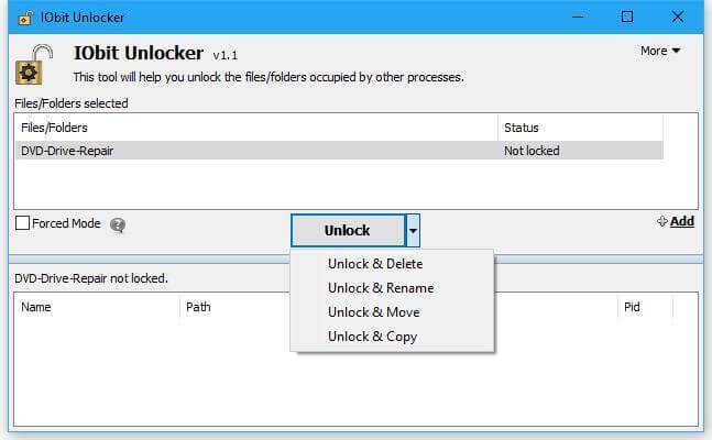 IObit Unlocker Pro