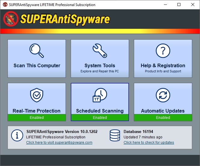 SUPERAntiSpyware Pro X