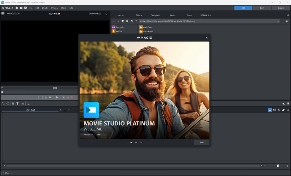 MAGIX Movie Studio 2025 Platinum