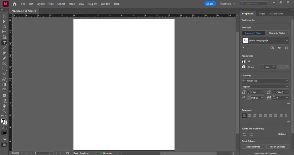 Adobe InDesign 2020