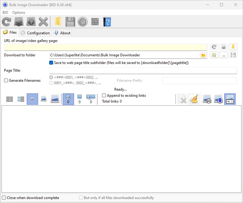 Bulk Image Downloader