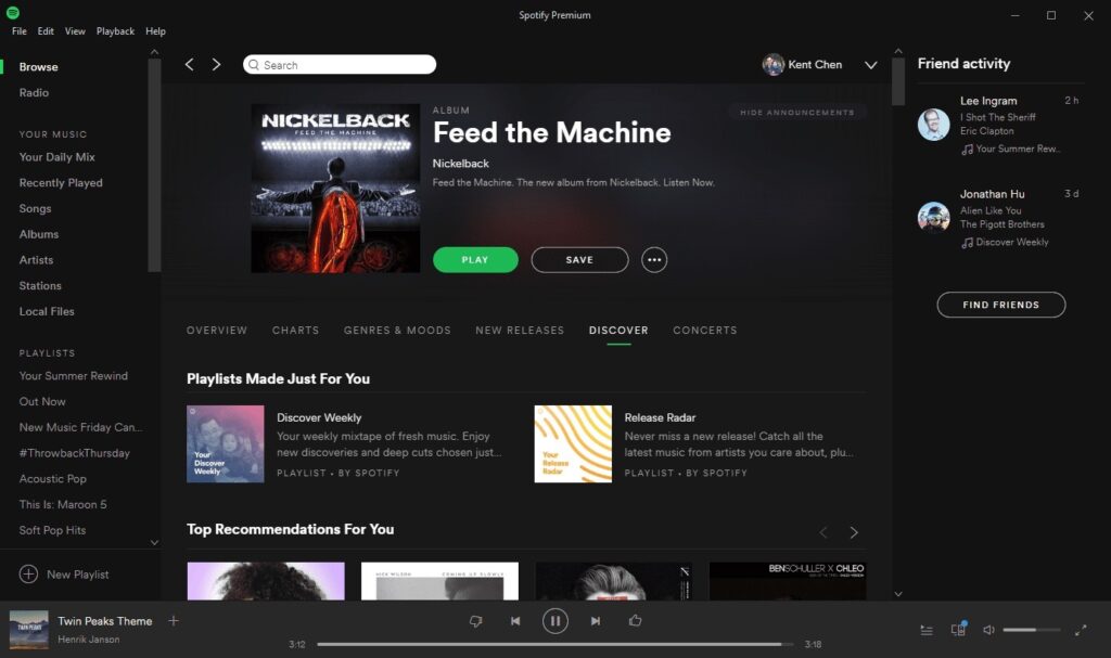Spotify Premium Screenshot