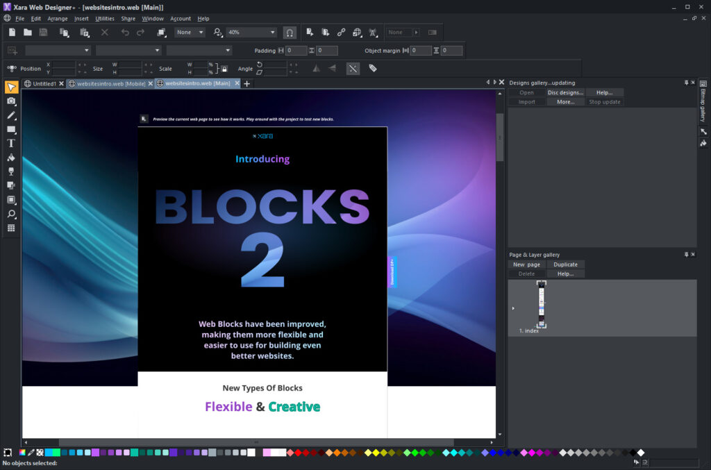 Xara Web Designer+