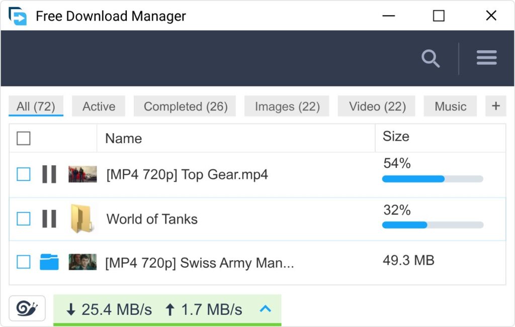 Free Download Manager FDM