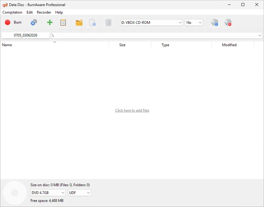 BurnAware 2 Screenshot