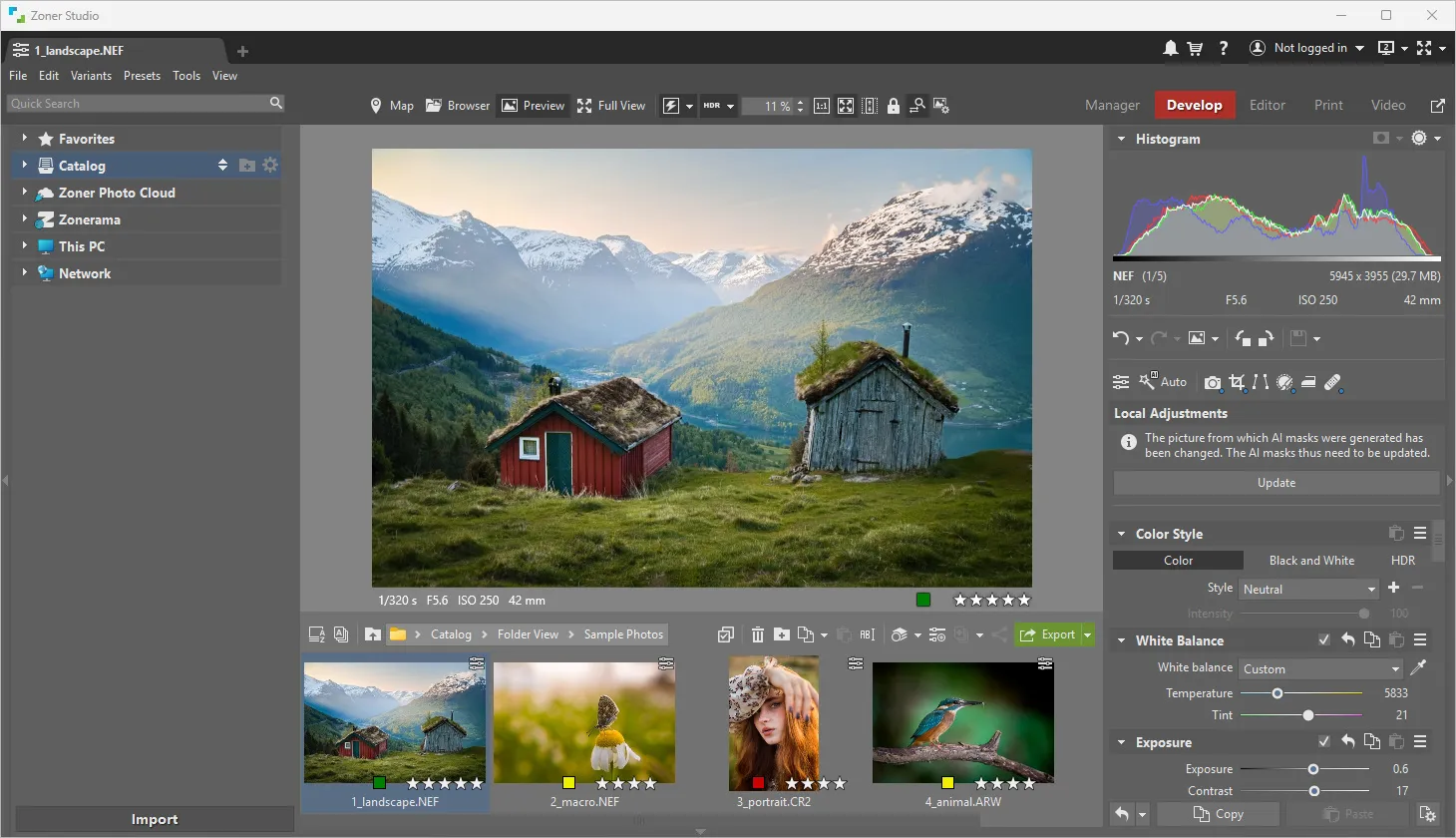 Zoner Photo Studio X