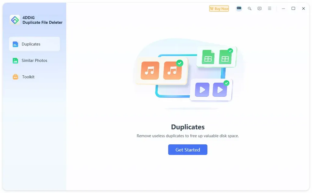 4DDiG Duplicate File Deleter