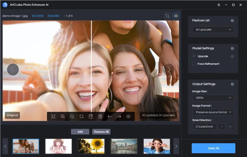AVCLabs Photo Enhancer AI