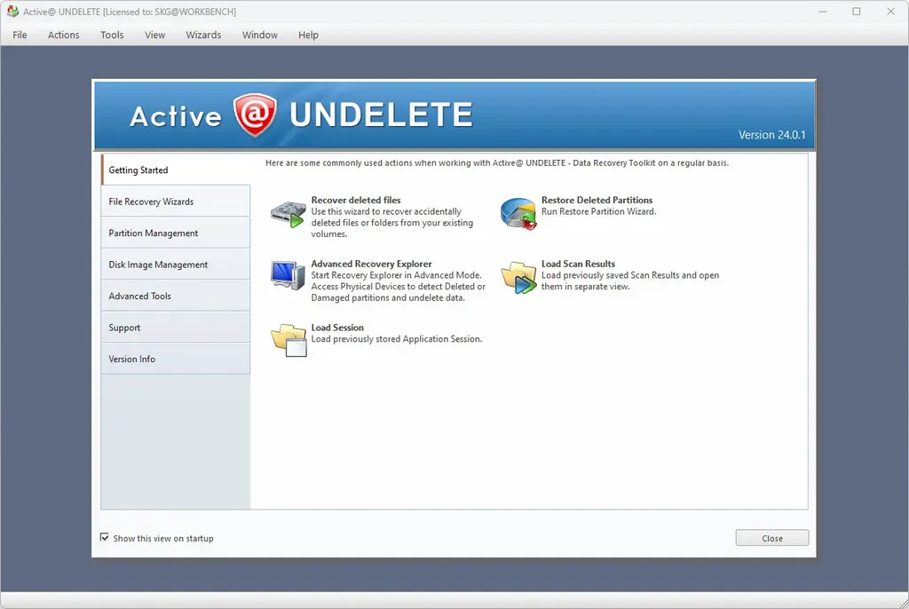 Active UNDELETE Ultimate main