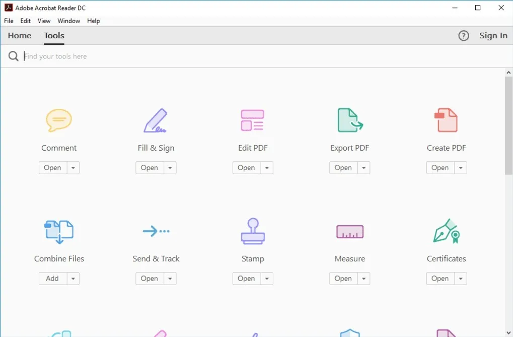 Adobe Acrobat Reader DC