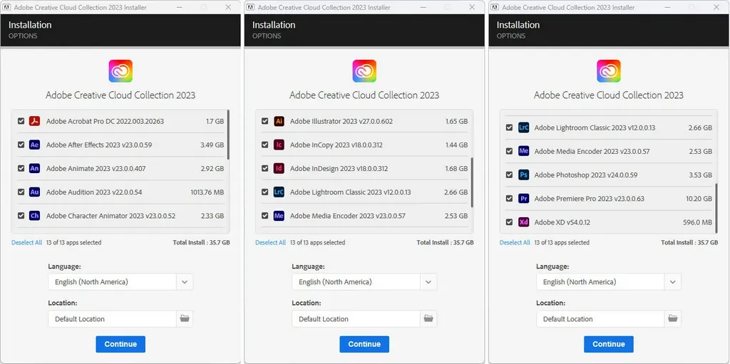 Adobe Creative Cloud Collection 2023