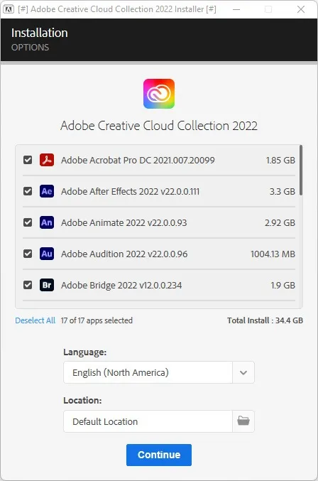Adobe Master Collection