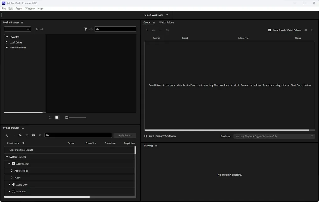 Adobe Media Encoder