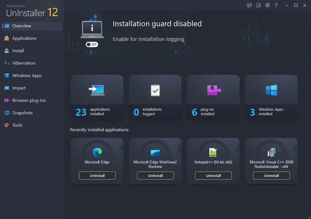 Ashampoo UnInstaller 1