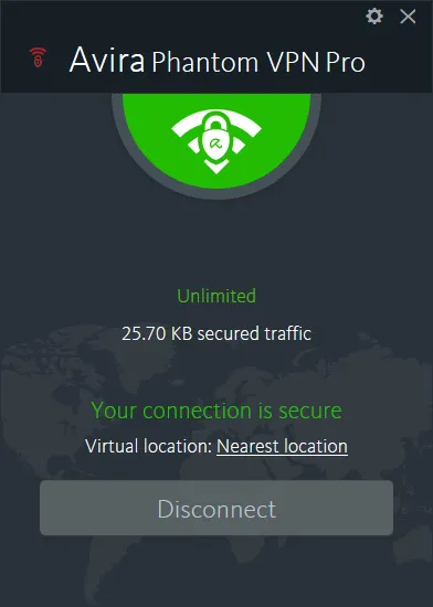 Avira Phantom VPN Pro 1