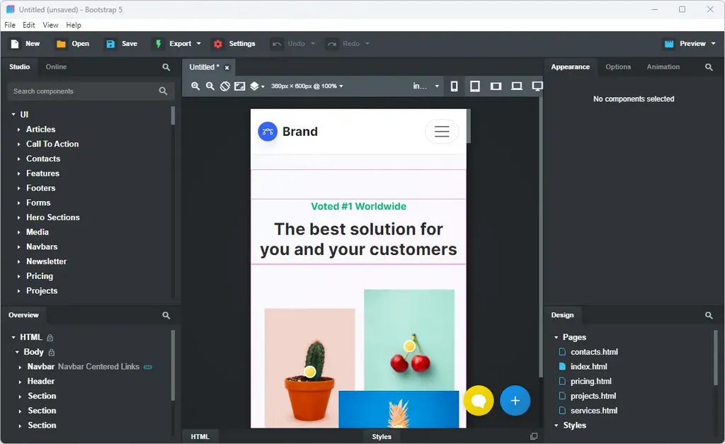 Bootstrap Studio