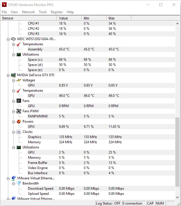 CPUID HWMonitor Pro