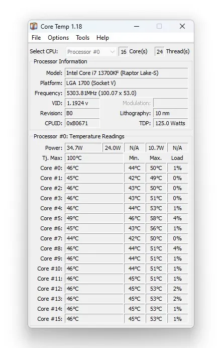Core Temp
