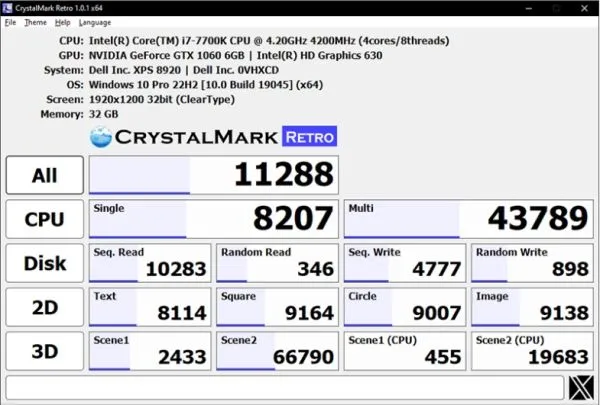 CrystalMark Retro