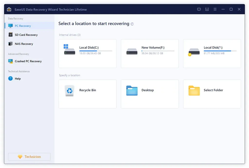 EaseUS Data Recovery Wizard