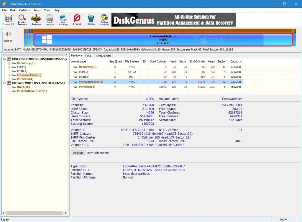 Eassos DiskGenius Pro