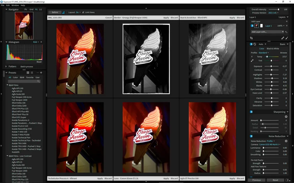 Exposure X7