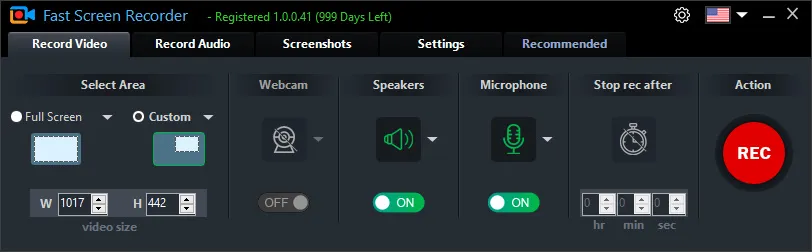 Fast Screen Recorder 1