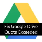 Fix Google Drive Quota Exceeded Logo