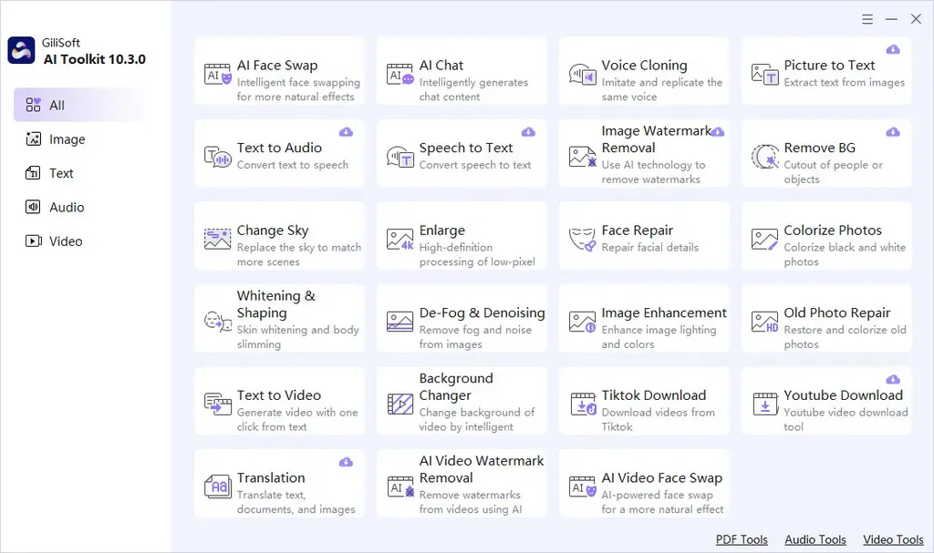 GiliSoft AI Toolkit