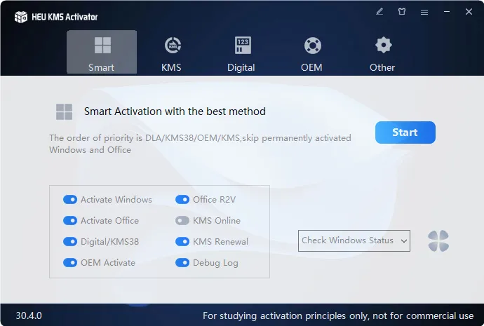 HEU KMS Activator 1