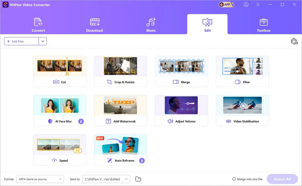 HitPaw Video Converter Editor