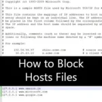 How to Block Hosts Files Logo