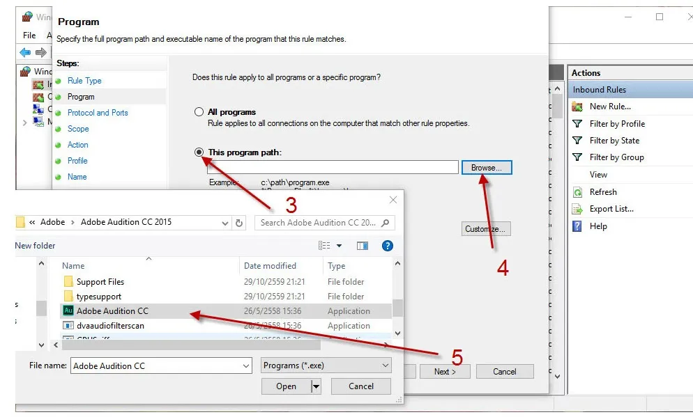 How to Block Program Firewall 4