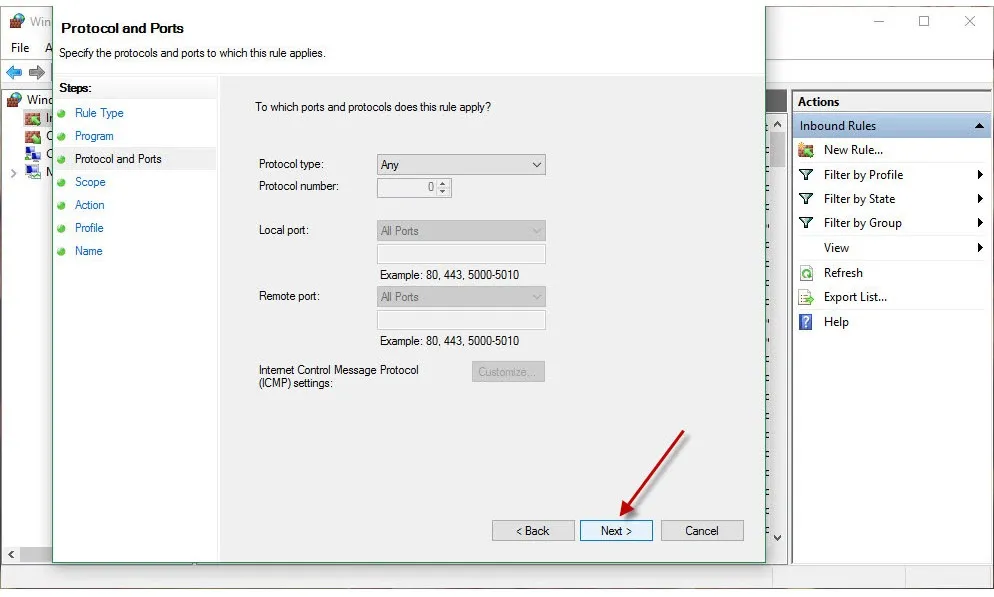How to Block Program Firewall 5