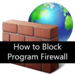 How to Block Program Firewall Logo