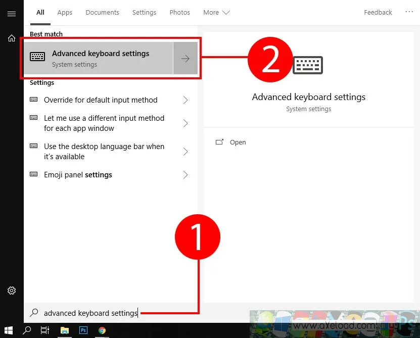 How to change keyboard language 1
