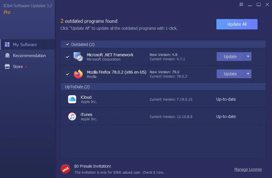 IObit Software Updater Pro