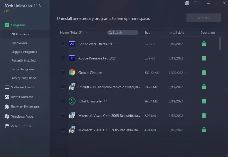 IObit Uninstaller Pro