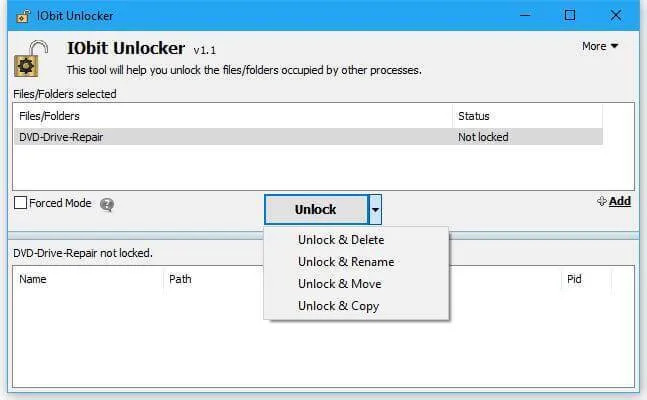 IObit Unlocker Pro